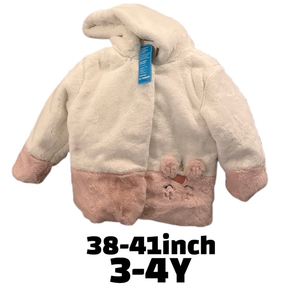 Other - LC Waikiki heavy furry girls jacket 3-4Y